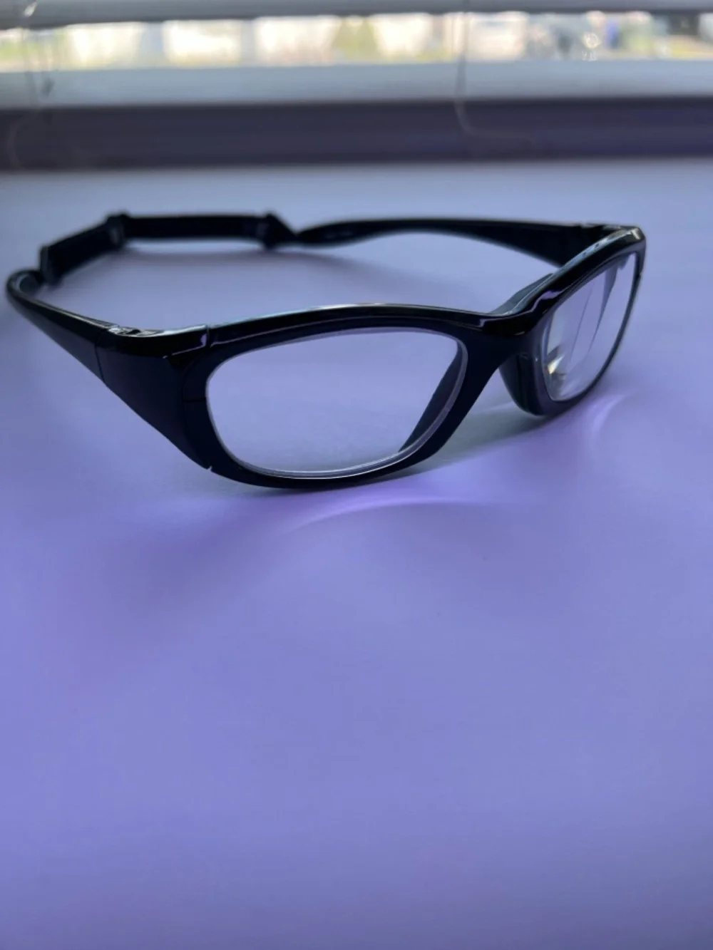 Liberty MX-30 MX30 Sporty Glasses Full Frame Black w/ Strap (RX Ready)